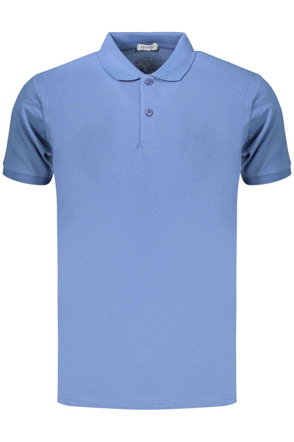 COVERI MOVING MEN'S SHORT-SLEEVE POLO SHIRT BLUE