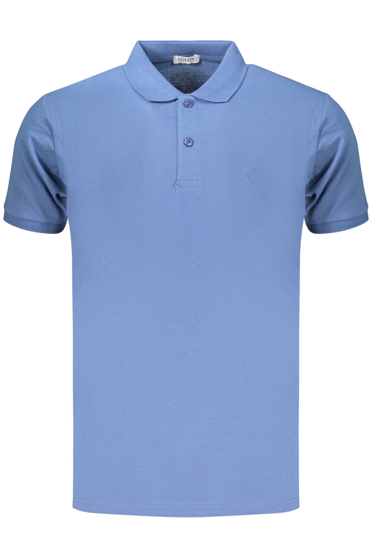 COVERI MOVING Men's Short-sleeve Polo Shirt Blue PQC099