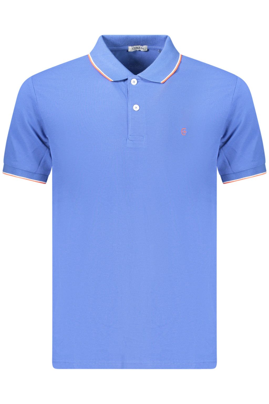 COVERI MOVING MEN'S SHORT-SLEEVE POLO SHIRT BLUE