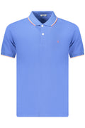 COVERI MOVING MEN'S SHORT-SLEEVE POLO SHIRT BLUE