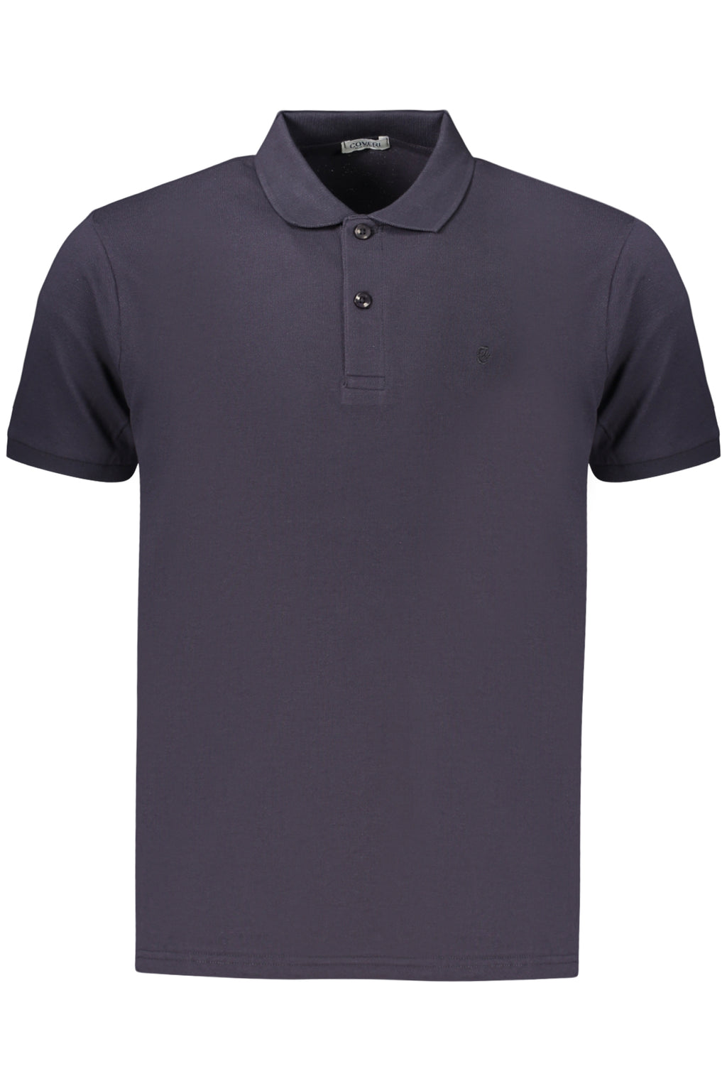 COVERI MOVING MEN'S SHORT-SLEEVE POLO SHIRT BLUE