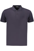 COVERI MOVING MEN'S SHORT-SLEEVE POLO SHIRT BLUE