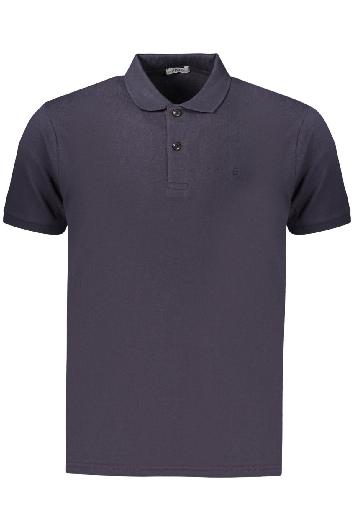 COVERI MOVING MEN'S SHORT-SLEEVE POLO SHIRT BLUE