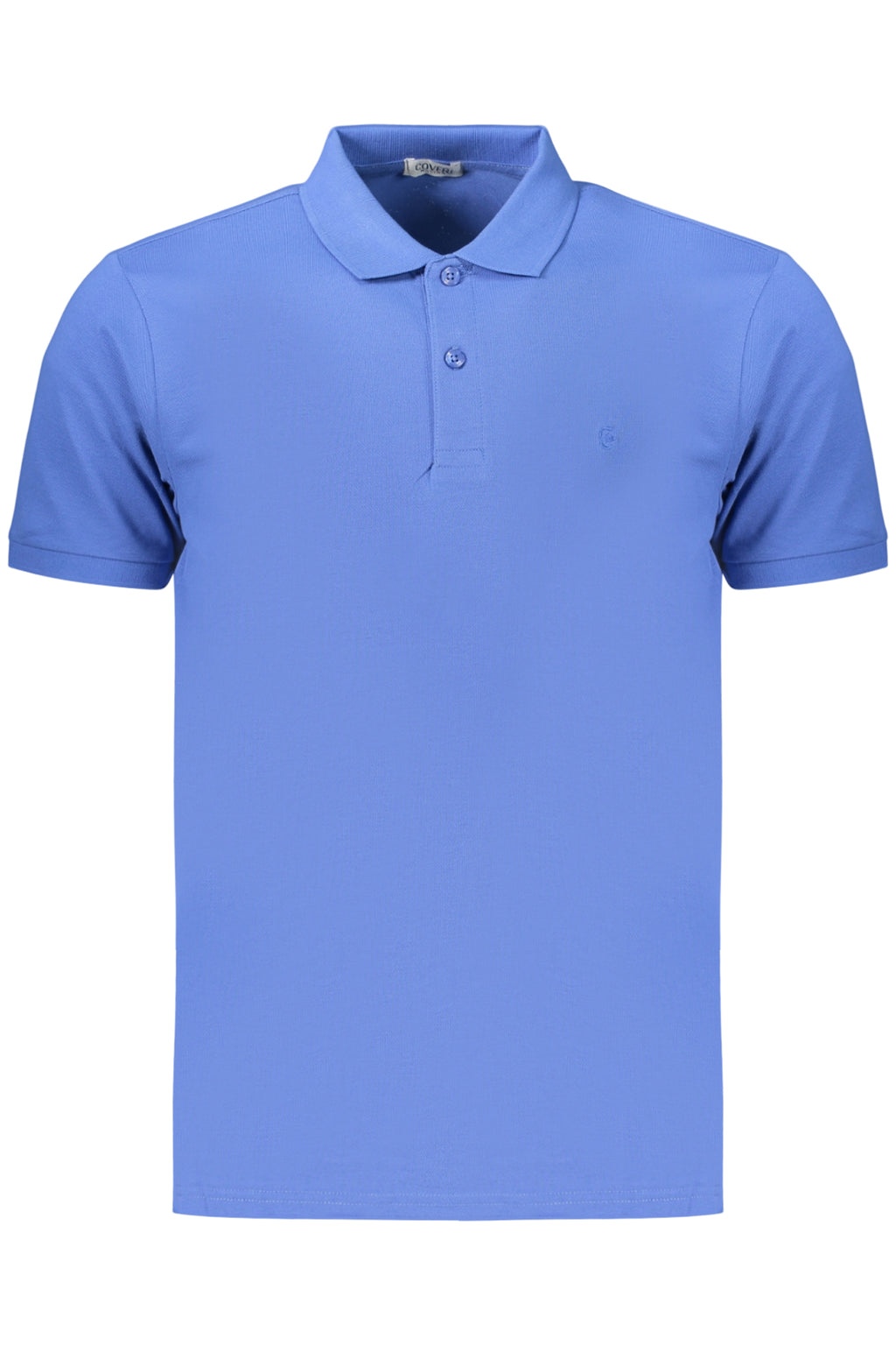 COVERI MOVING MEN'S SHORT-SLEEVE POLO SHIRT BLUE