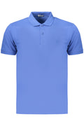 COVERI MOVING MEN'S SHORT-SLEEVE POLO SHIRT BLUE