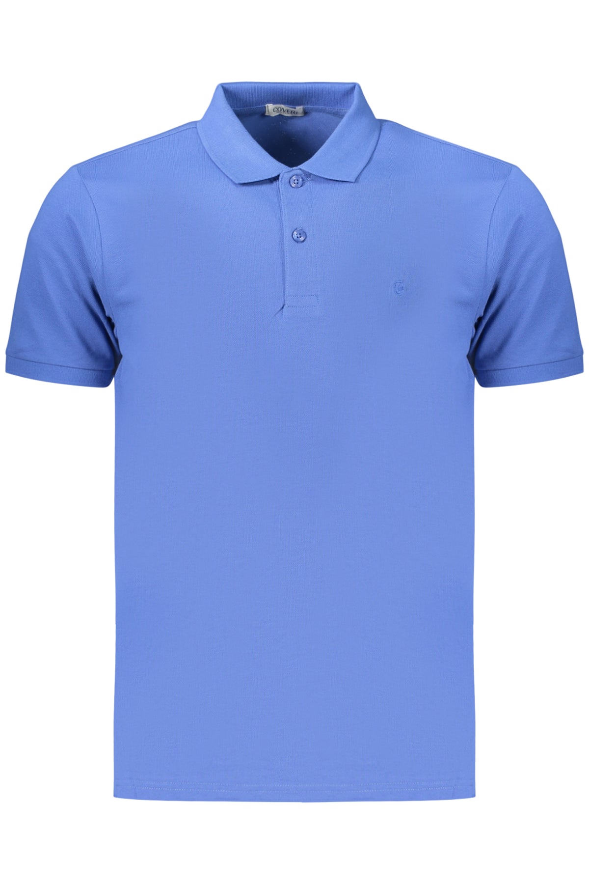 COVERI MOVING MEN'S SHORT-SLEEVE POLO SHIRT BLUE