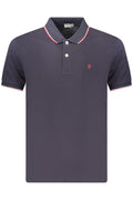 COVERI MOVING MEN'S SHORT-SLEEVE POLO SHIRT BLUE