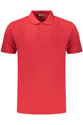 COVERI MOVING MEN'S SHORT-SLEEVE POLO SHIRT RED