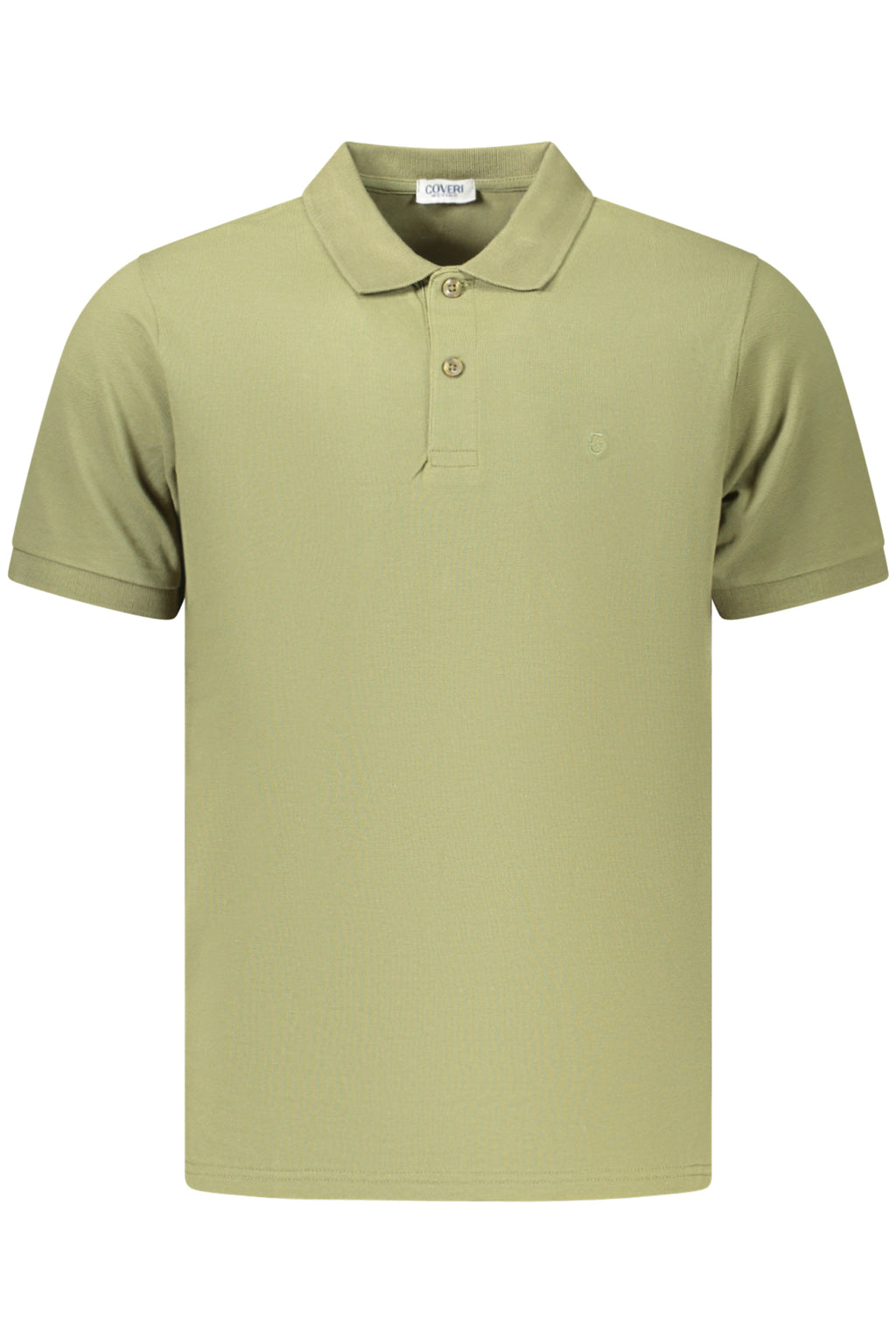 COVERI MOVING MEN'S SHORT-SLEEVE POLO SHIRT GREEN
