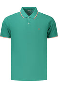 COVERI MOVING MEN'S SHORT-SLEEVE POLO SHIRT GREEN