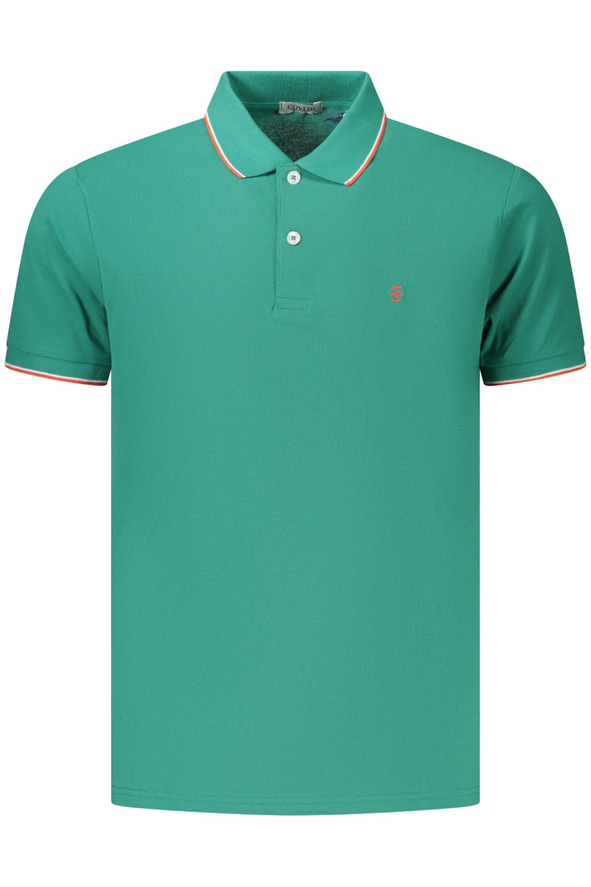 COVERI MOVING MEN'S SHORT-SLEEVE POLO SHIRT GREEN