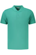 COVERI MOVING MEN'S SHORT-SLEEVE POLO SHIRT GREEN