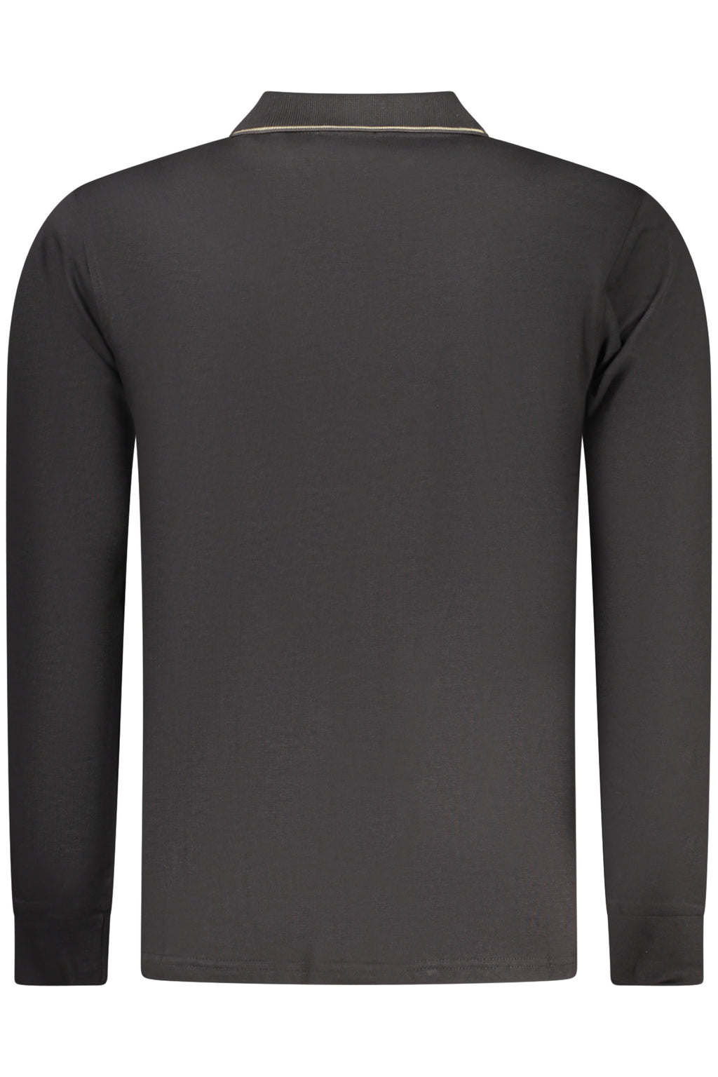 COVERI MOVING MEN'S LONG-SLEEVE POLO SHIRT BLACK