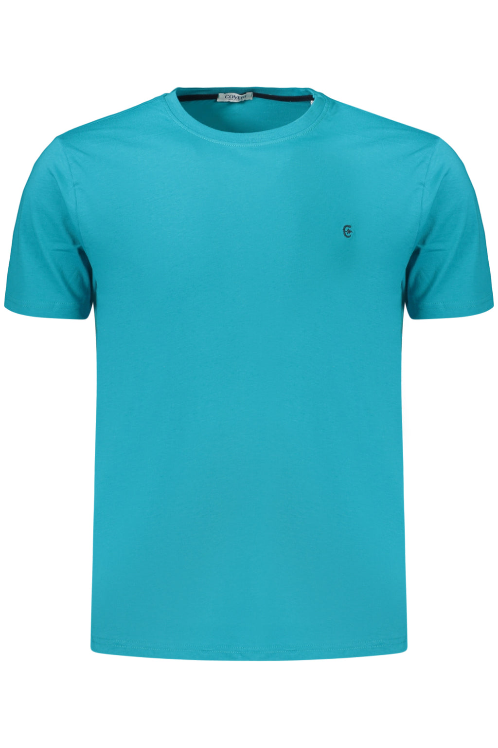 COVERI MOVING MEN'S SHORT-SLEEVED T-SHIRT BLUE