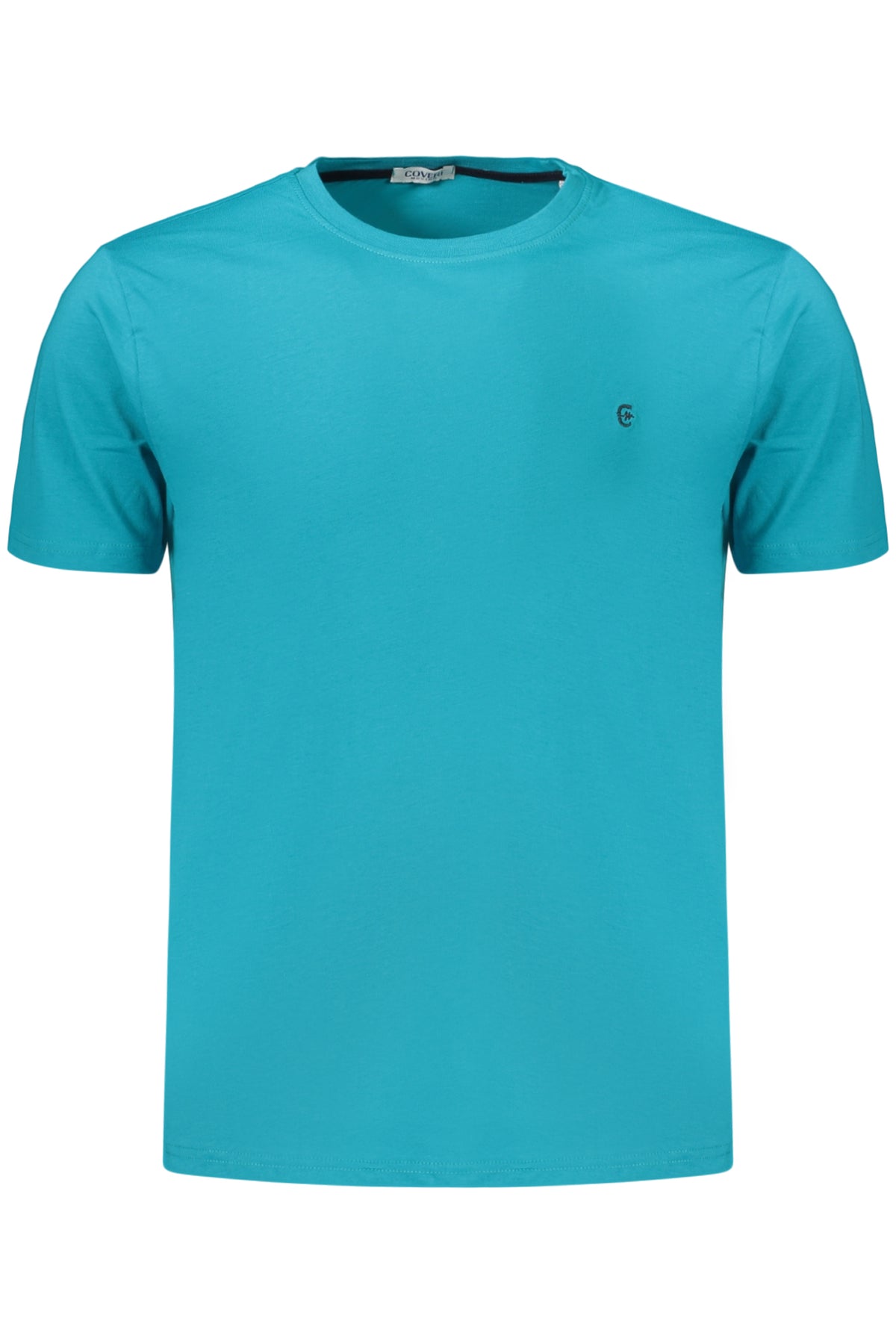 COVERI MOVING MEN'S SHORT-SLEEVED T-SHIRT BLUE