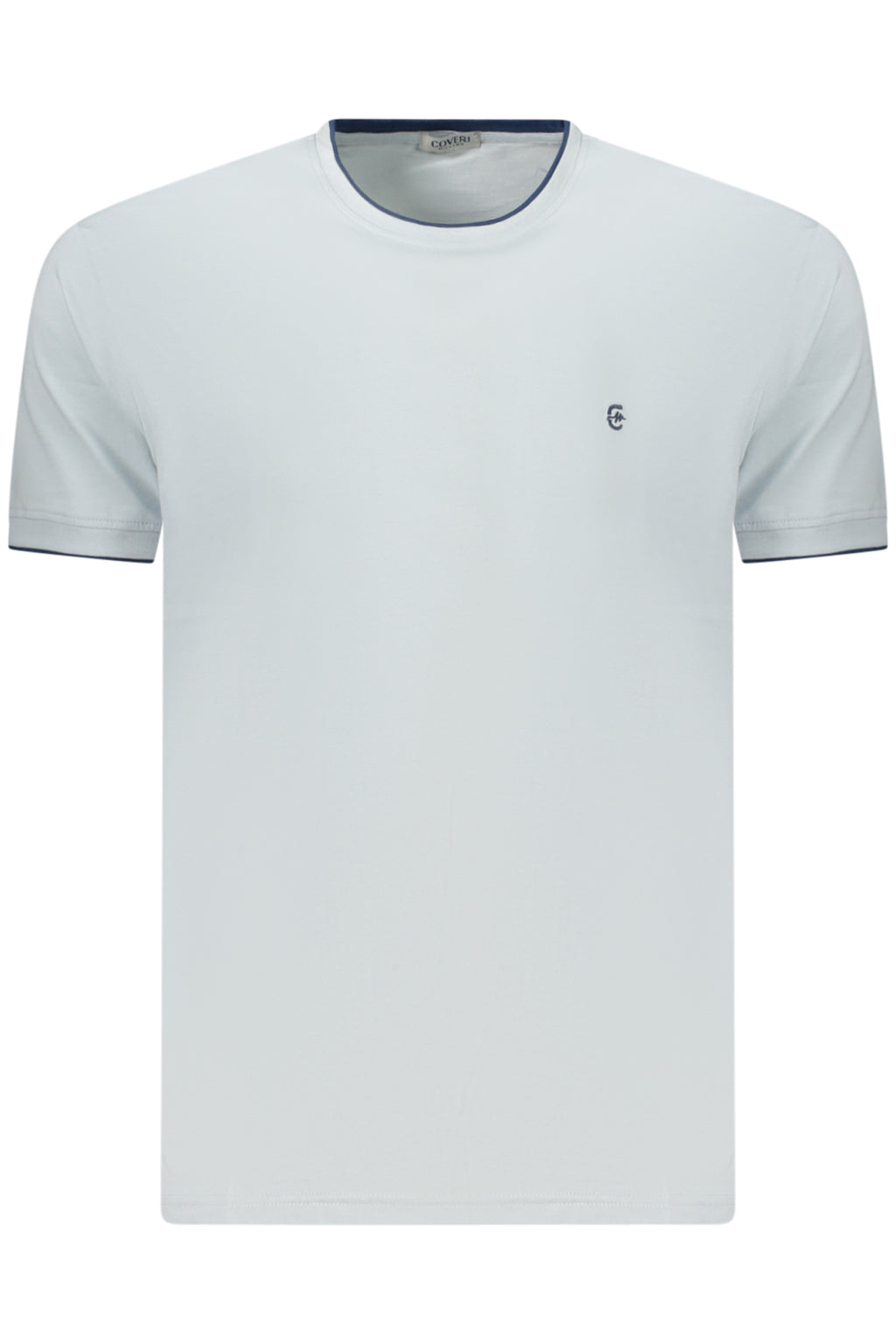 COVERI MOVING MEN'S SHORT-SLEEVED T-SHIRT BLUE