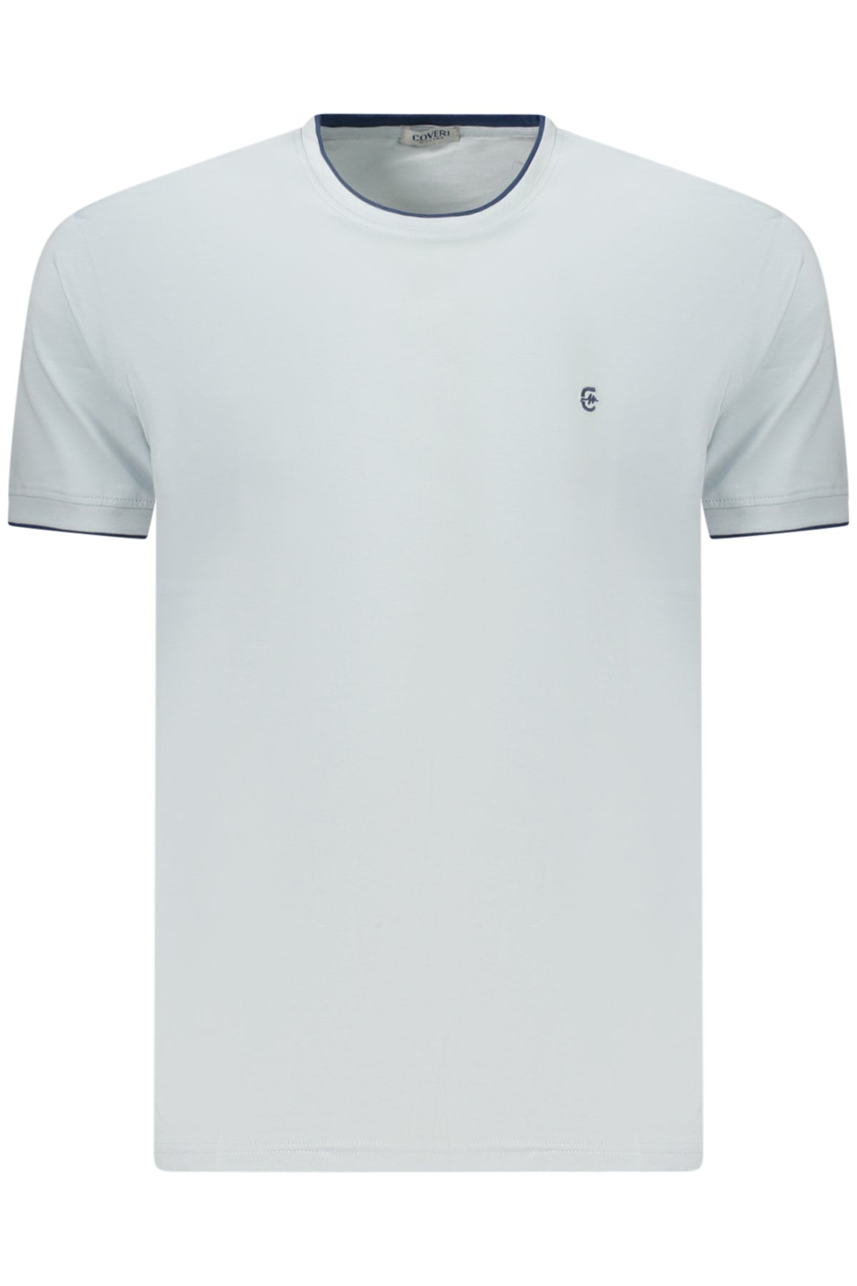 COVERI MOVING MEN'S SHORT-SLEEVED T-SHIRT BLUE