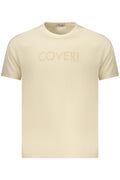 COVERI MOVING MEN'S SHORT-SLEEVE T-SHIRT BEIGE
