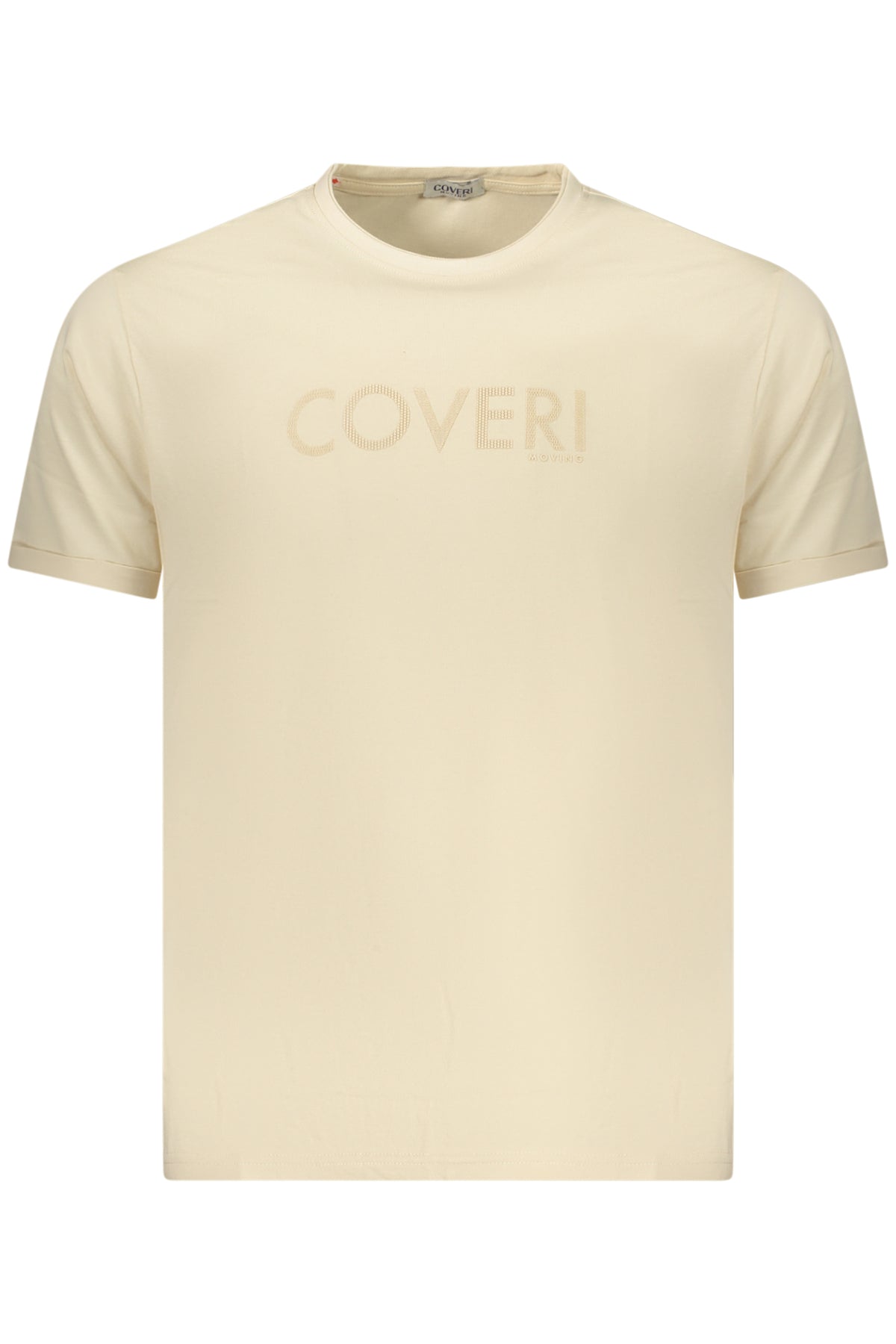 COVERI MOVING Men's Short-sleeve T-shirt Beige TJ5015