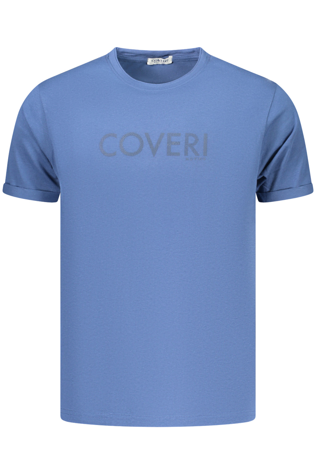 COVERI MOVING MEN'S SHORT-SLEEVE T-SHIRT BLUE