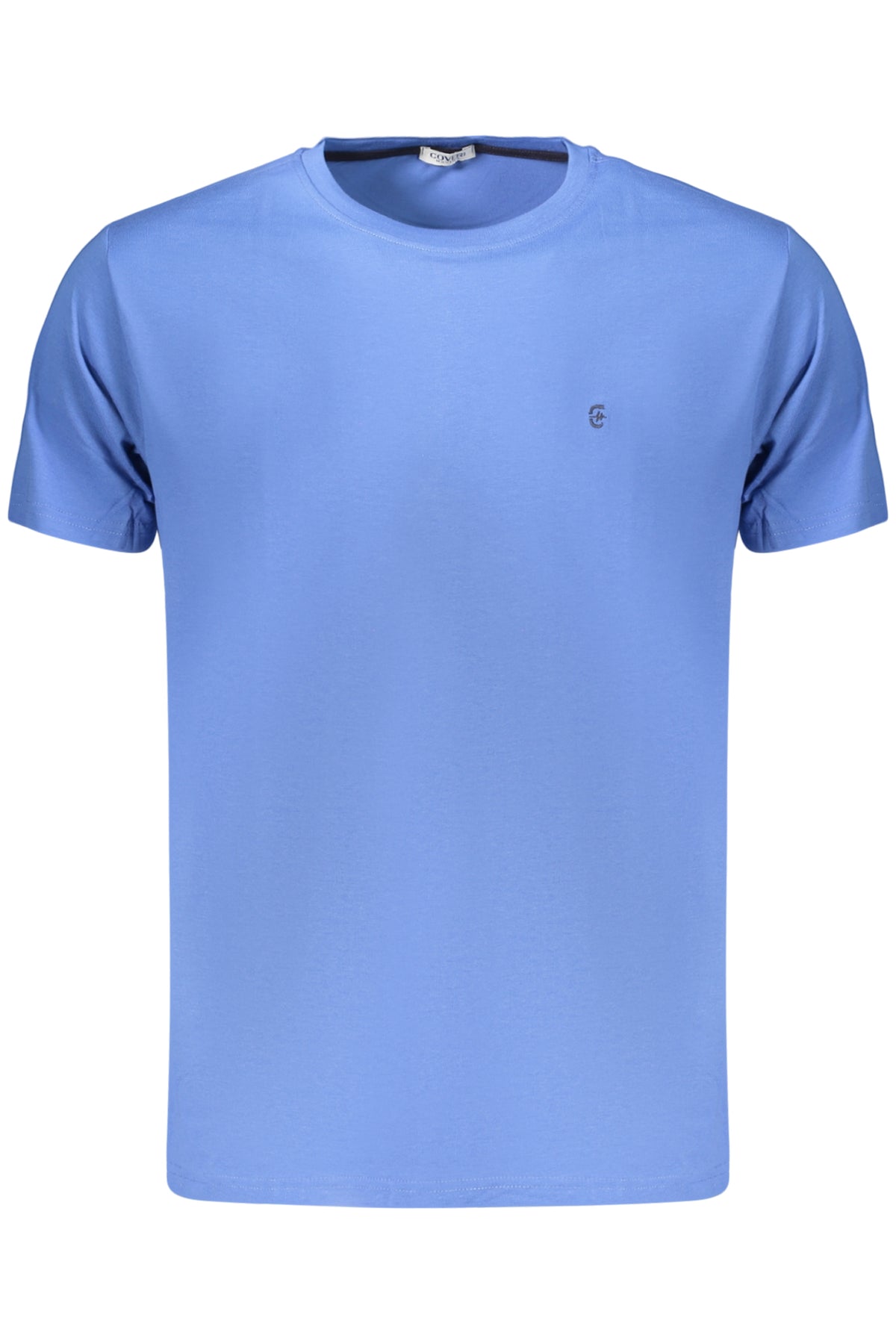COVERI MOVING MEN'S SHORT-SLEEVE T-SHIRT BLUE