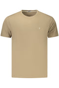 COVERI MOVING MEN'S SHORT-SLEEVE T-SHIRT BROWN