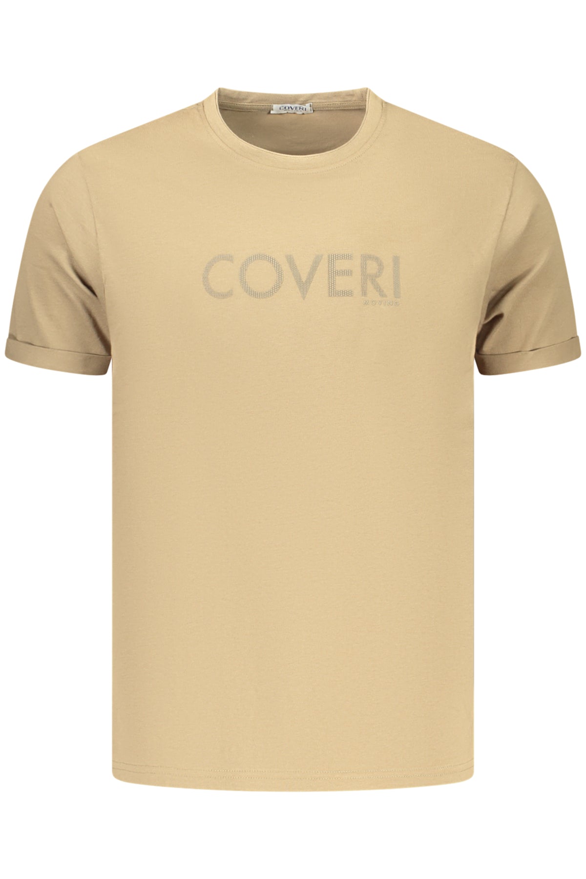 COVERI MOVING Men's Short-sleeve T-shirt Brown TJ5015