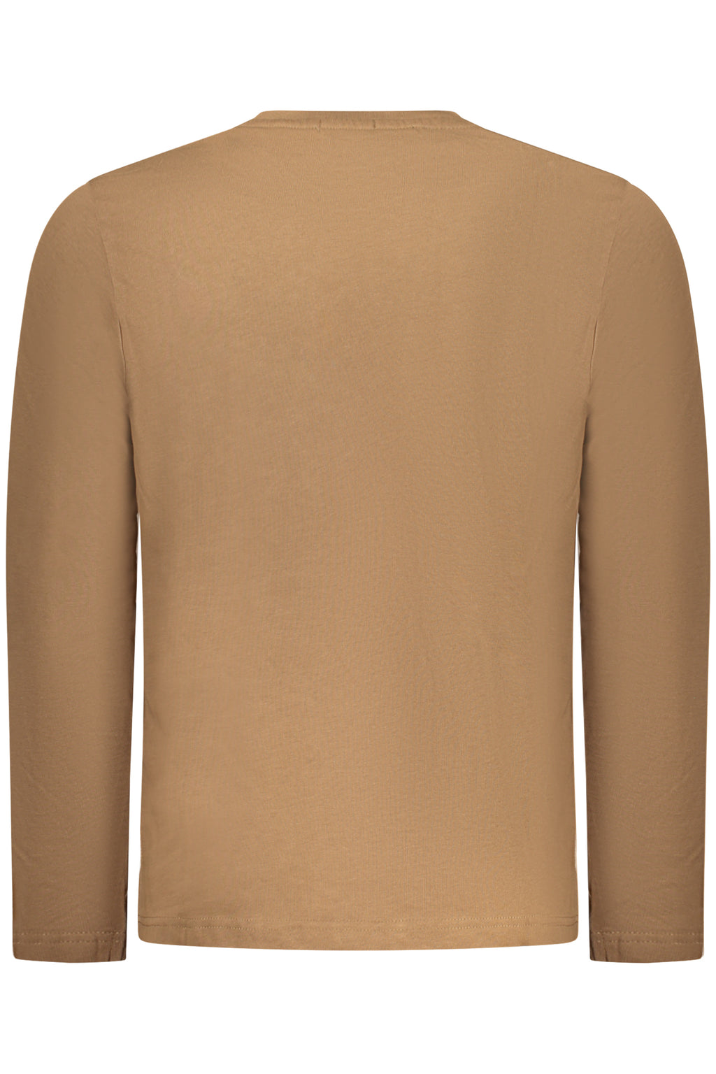 COVERI MOVING MEN'S LONG-SLEEVED T-SHIRT BROWN
