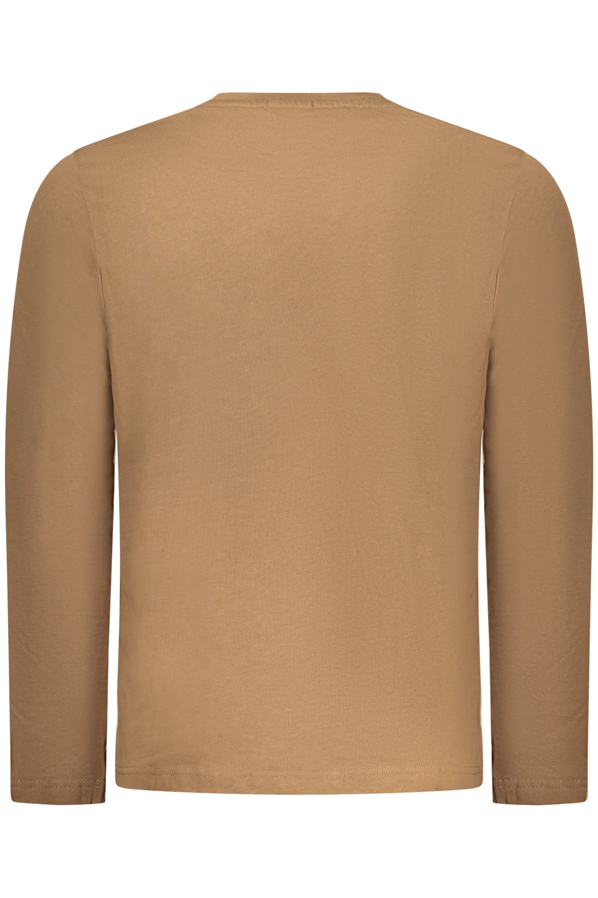 COVERI MOVING MEN'S LONG-SLEEVED T-SHIRT BROWN