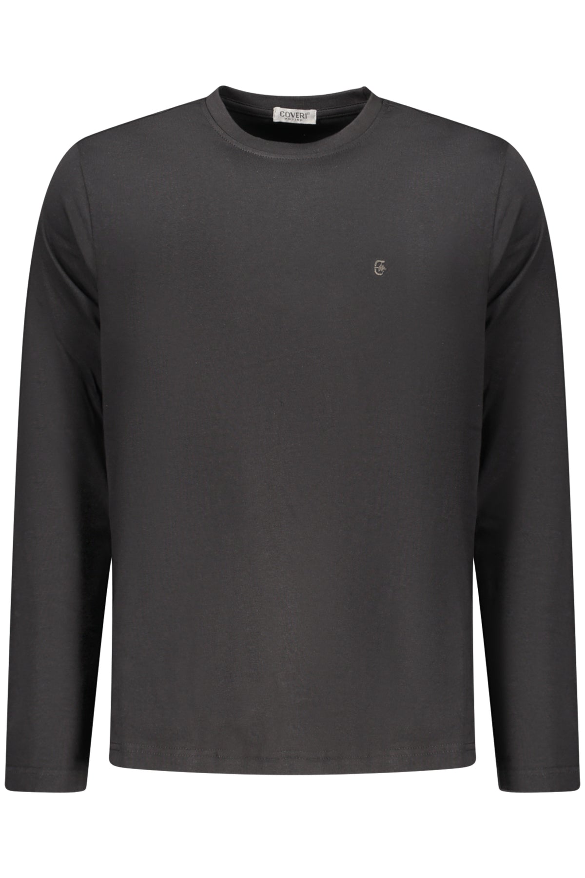 COVERI MOVING MEN'S LONG-SLEEVED T-SHIRT BLACK