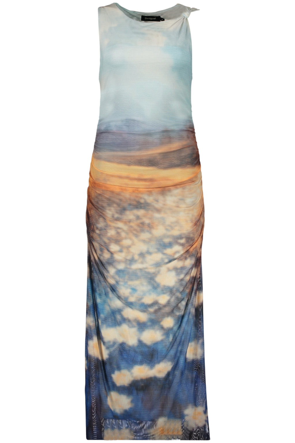 DESIGUAL WOMEN'S LONG DRESS BLUE