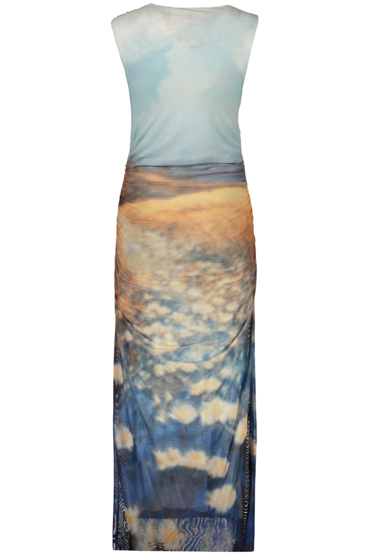 DESIGUAL WOMEN'S LONG DRESS BLUE