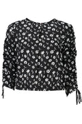 DESIGUAL LONG SLEEVE SHIRT WOMEN BLACK