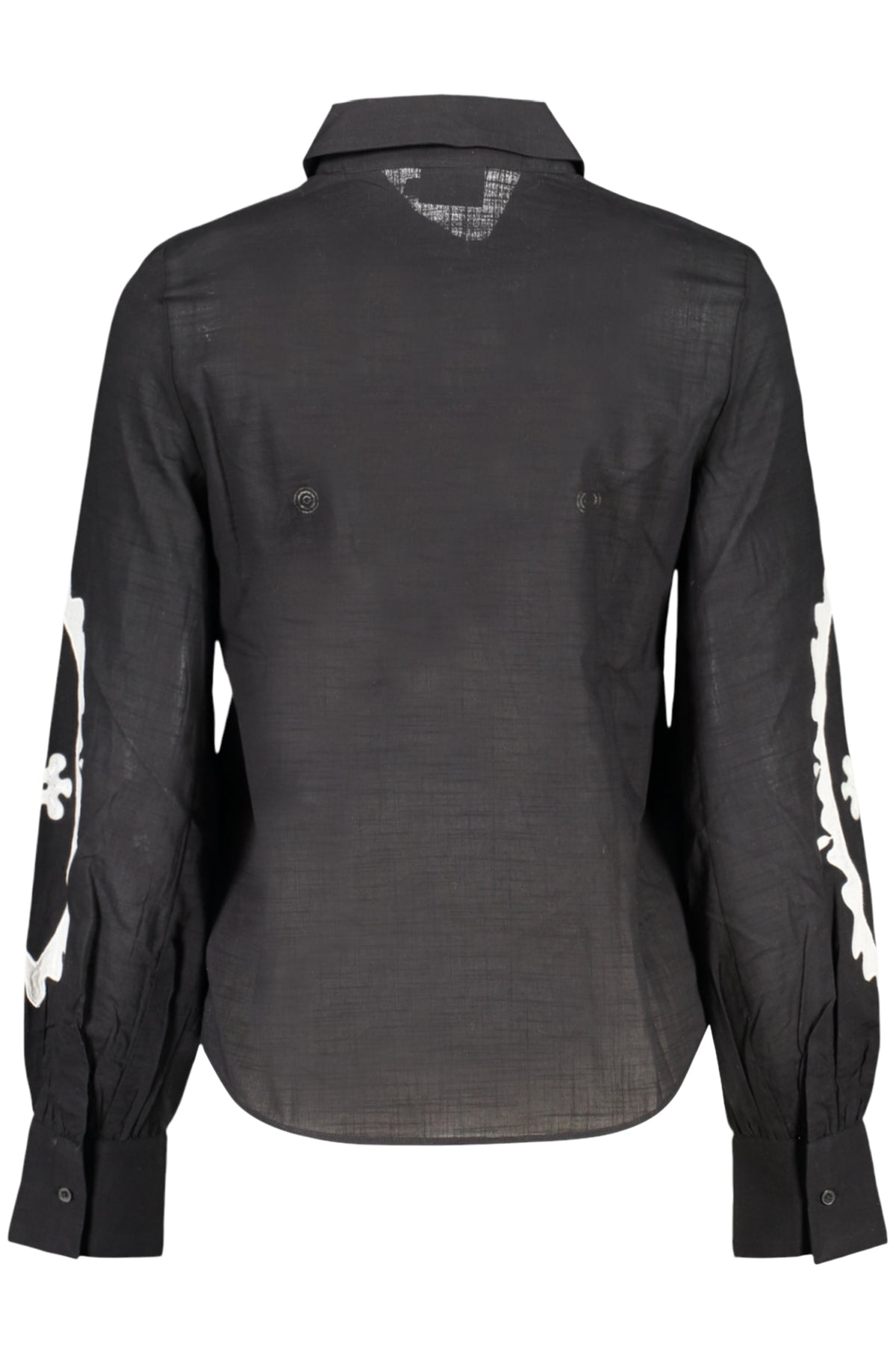 DESIGUAL WOMEN'S LONG-SLEEVED SHIRT BLACK
