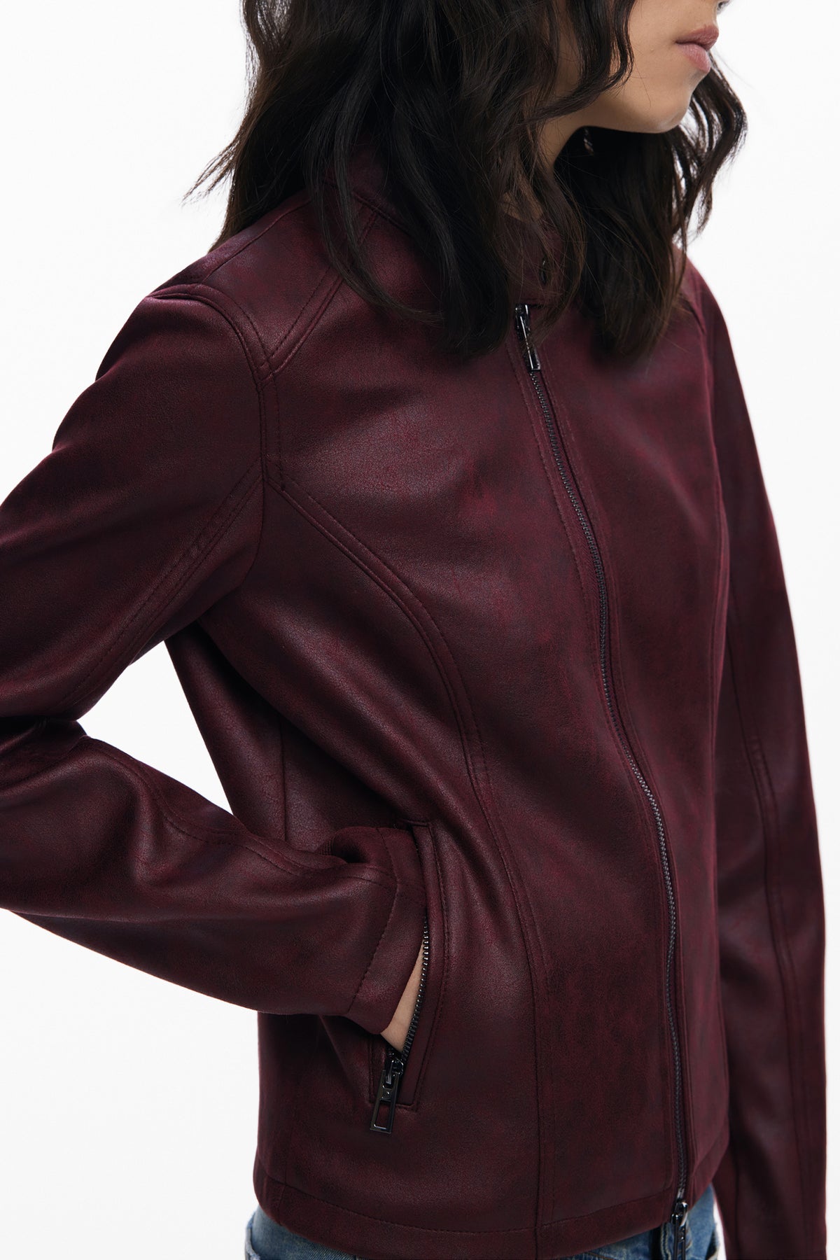 DESIGUAL WOMEN'S RED JACKET