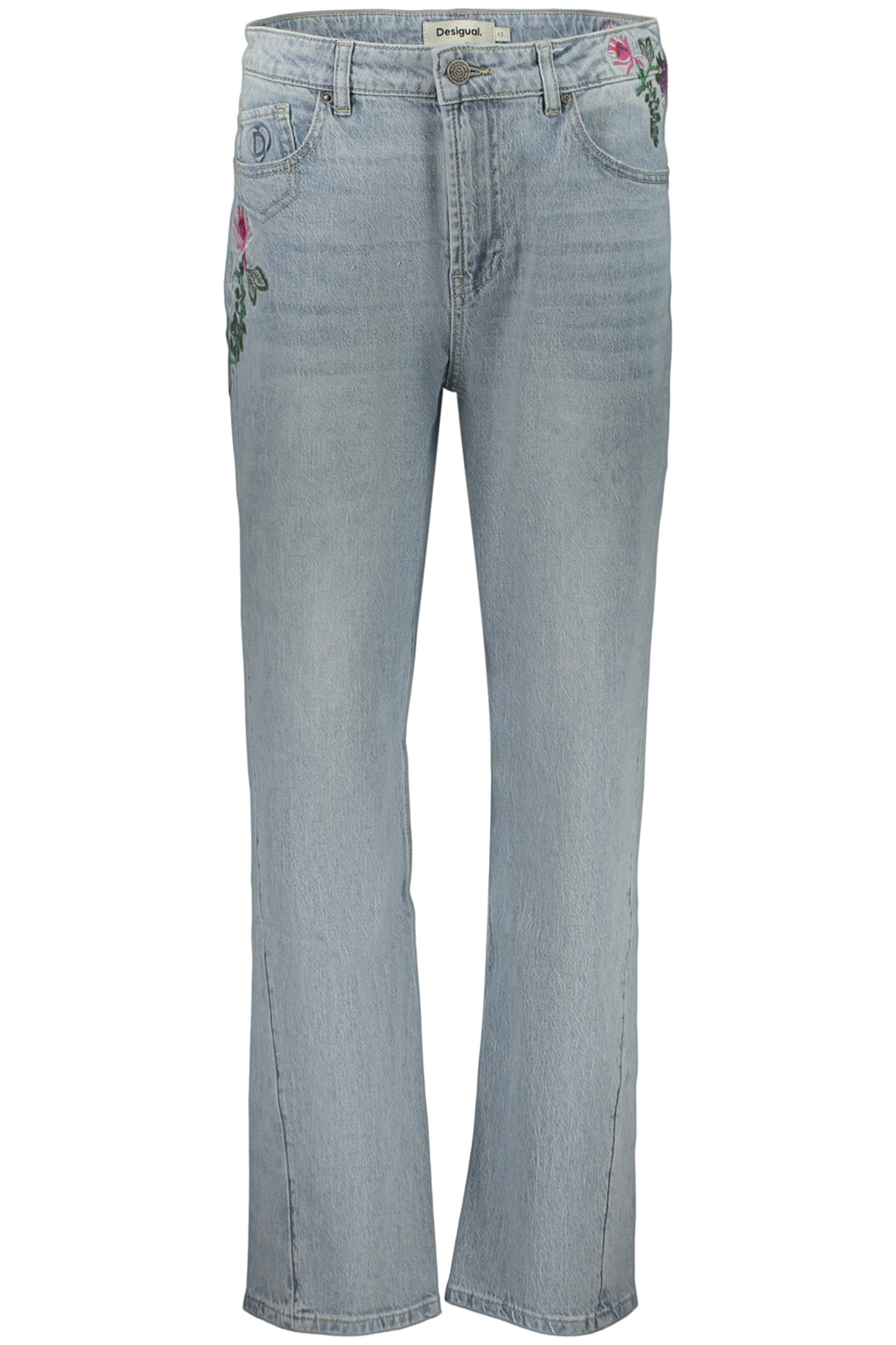 DESIGUAL WOMEN'S DENIM JEANS BLUE