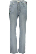 DESIGUAL WOMEN'S DENIM JEANS BLUE