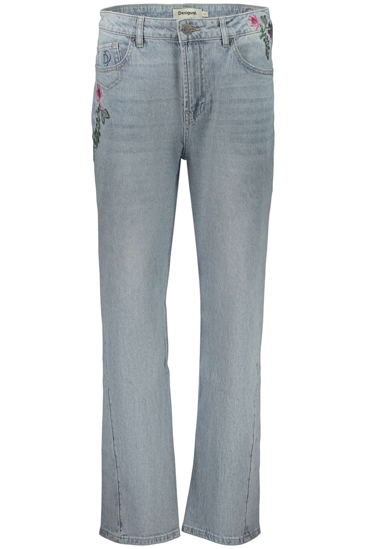 DESIGUAL WOMEN'S DENIM JEANS BLUE