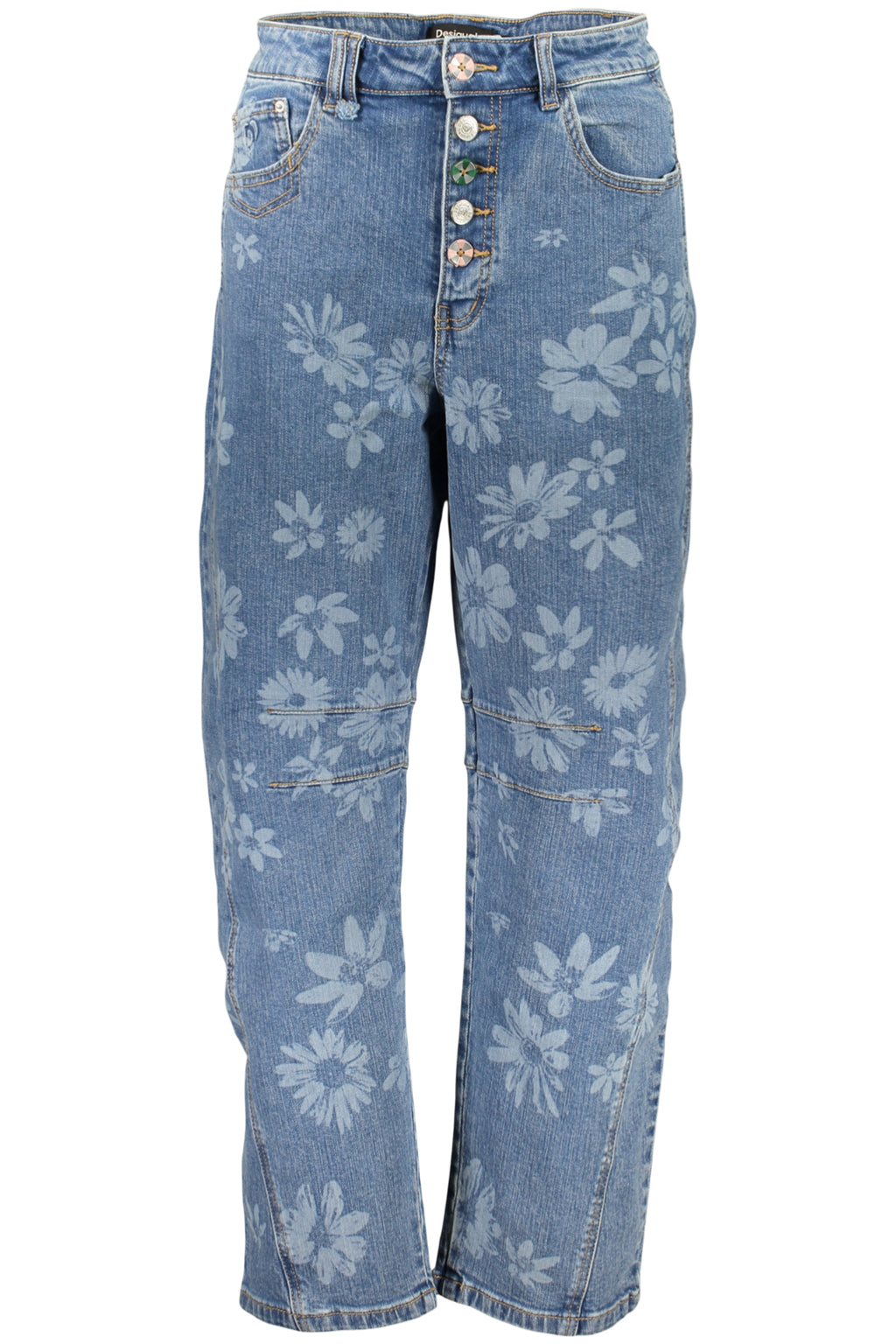 DESIGUAL WOMEN'S DENIM JEANS BLUE