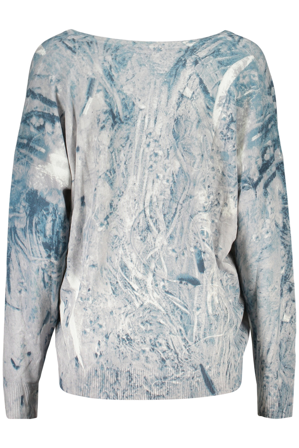 DESIGUAL WOMEN'S BLUE SWEATER