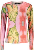 DESIGUAL WOMEN'S PINK SWEATER