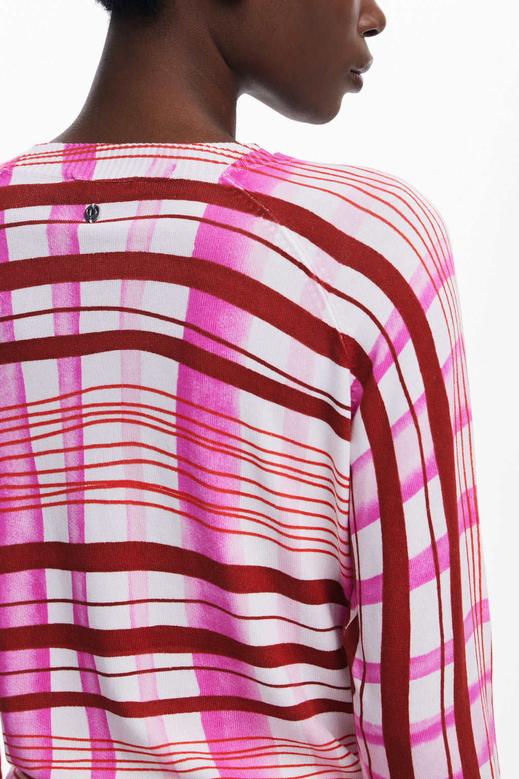 DESIGUAL WOMEN'S PINK SWEATER