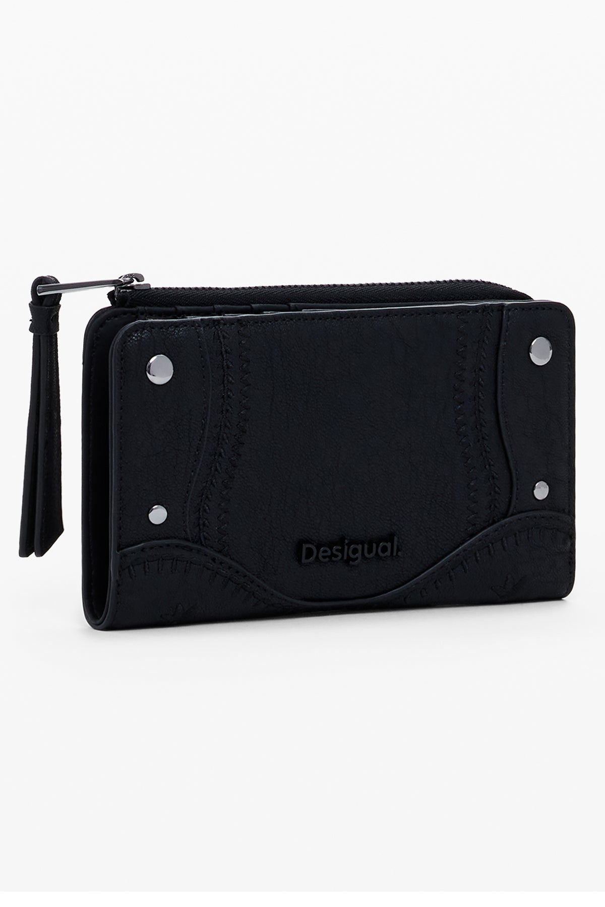 DESIGUAL WOMEN'S BLACK WALLET