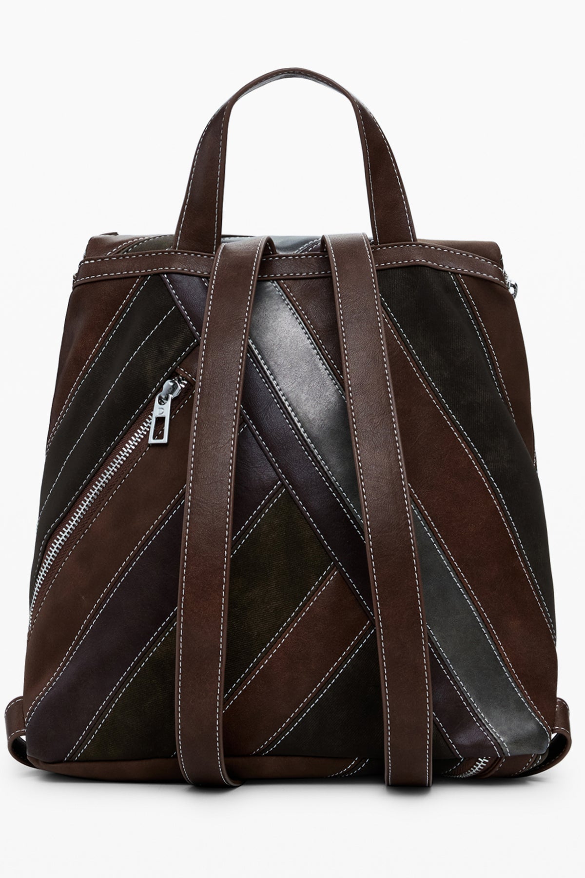 DESIGUAL WOMEN'S BROWN BACKPACK