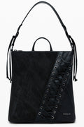 DESIGUAL WOMEN'S BLACK BACKPACK