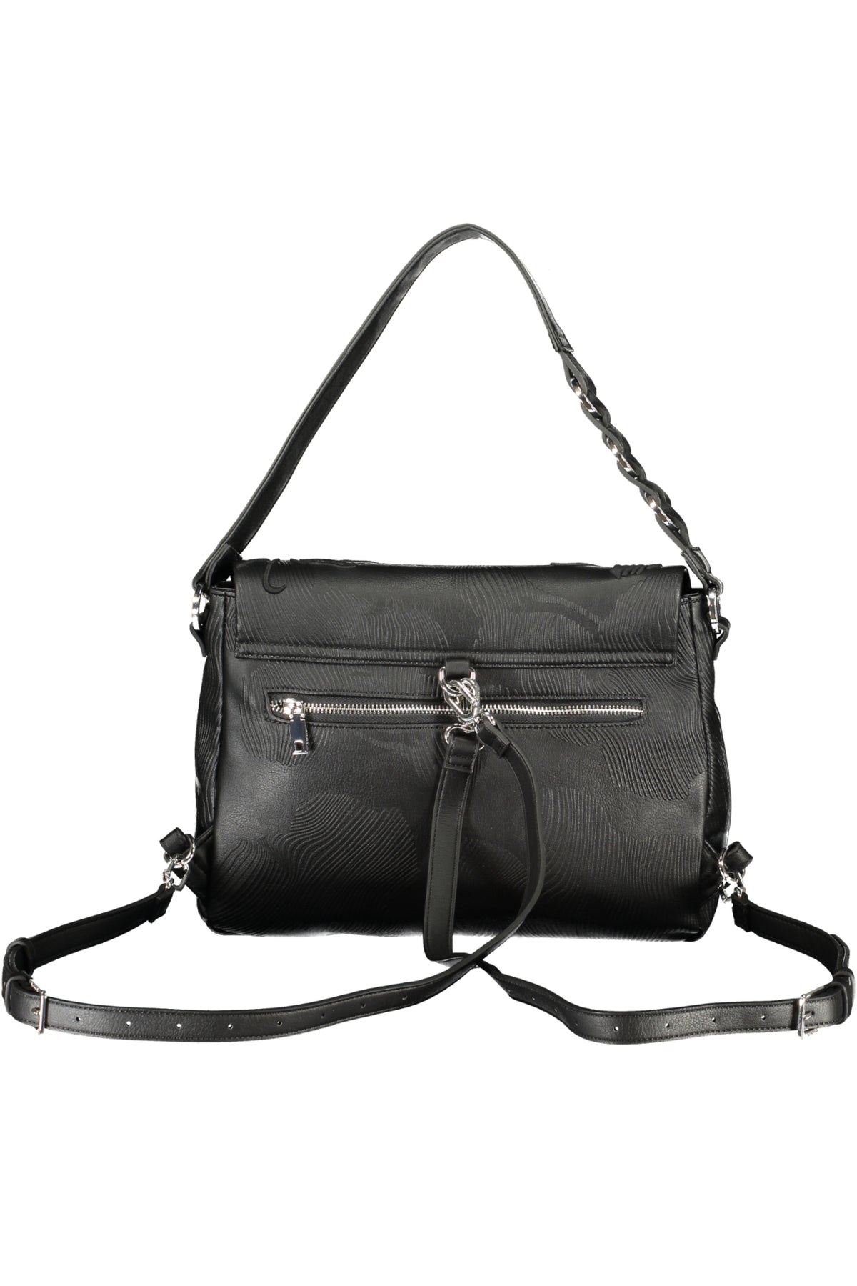 DESIGUAL WOMEN'S BLACK BACKPACK