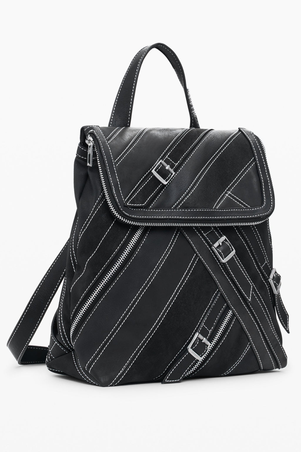 DESIGUAL WOMEN'S BLACK BACKPACK