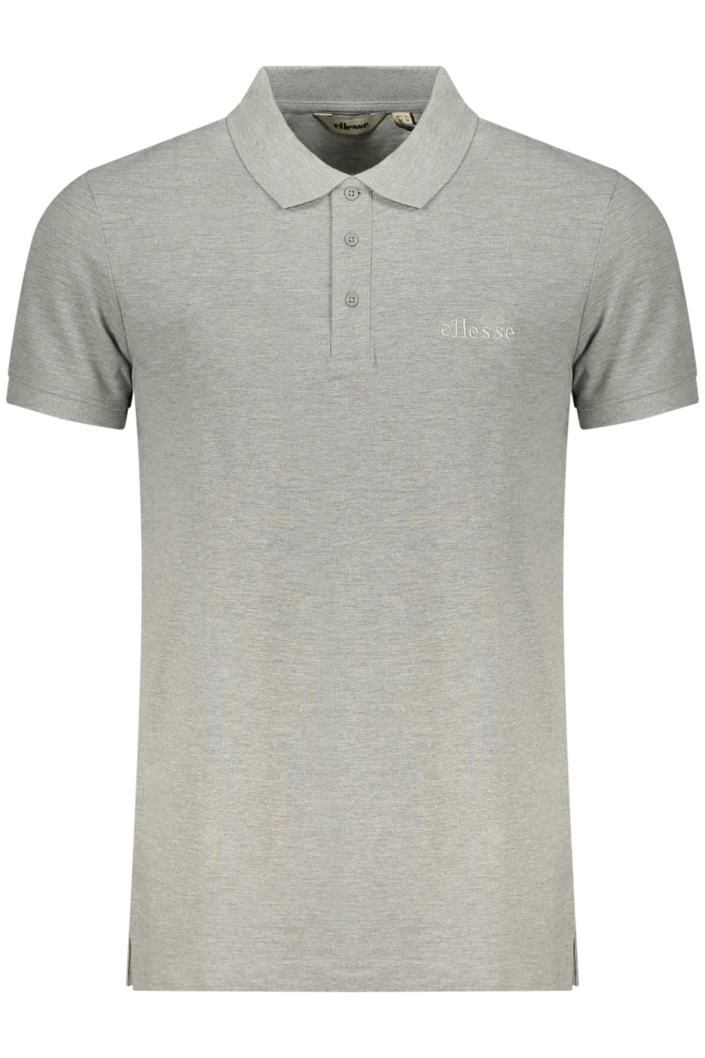 ELLESSE MEN'S SHORT-SLEEVE POLO SHIRT GREY
