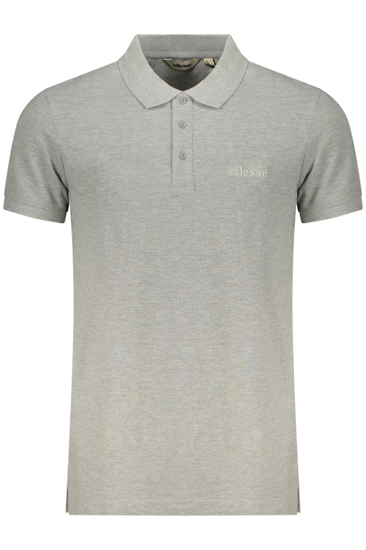 ELLESSE MEN'S SHORT-SLEEVE POLO SHIRT GREY