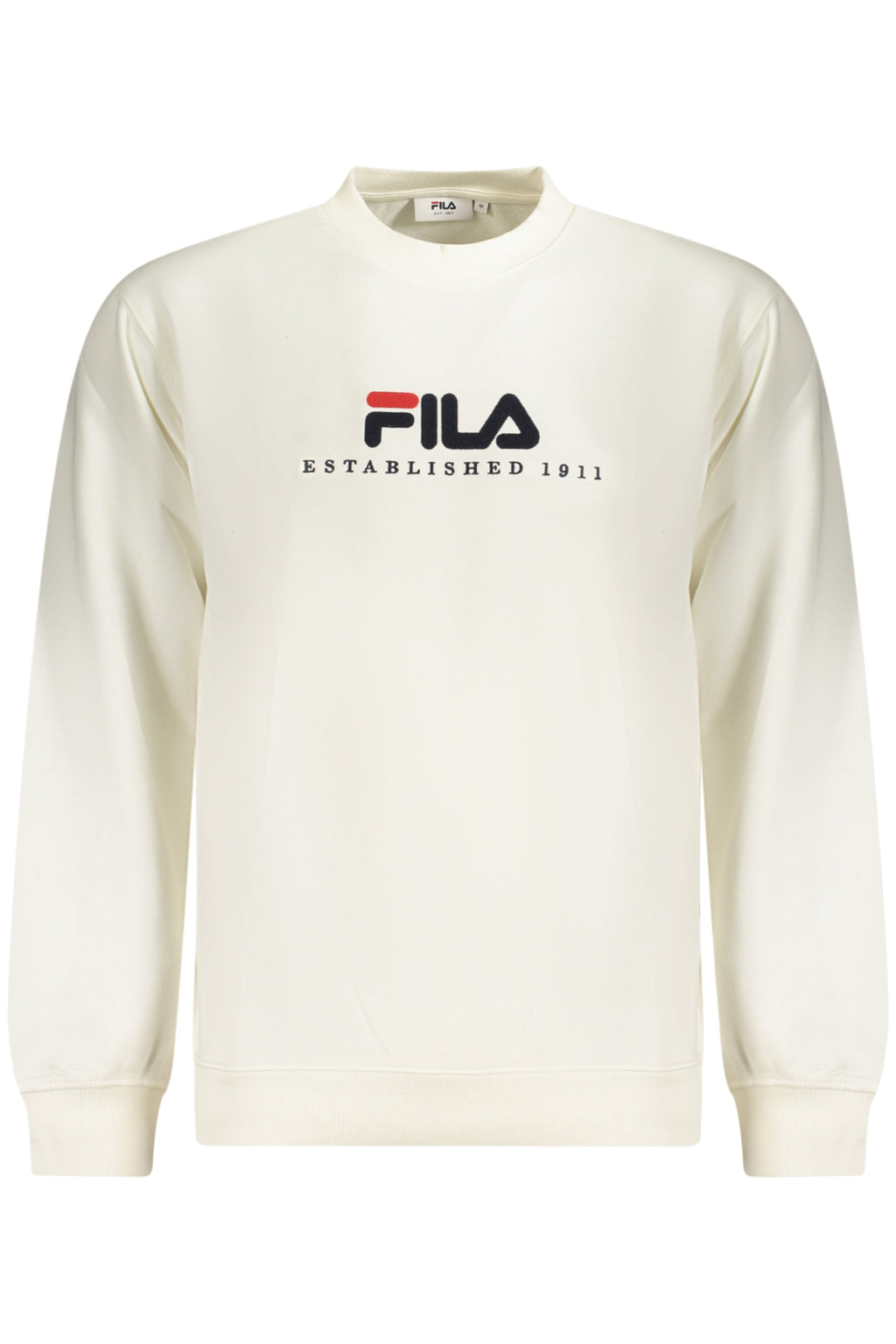 FILA MEN'S WHITE ZIP-UP SWEATSHIRT